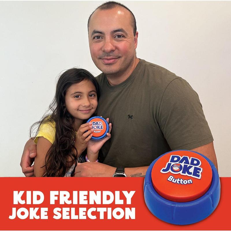 Dad Joke Button | 100+ Corny Jokes, Funny Present for Dad