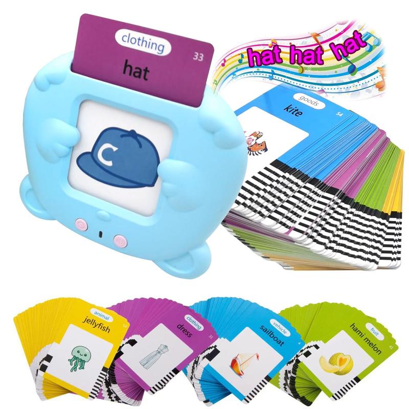 Talking Flash Cards LearningMontessori Toys for Kids with 224 510(Spanish&English) Sight Words,kids learning flashcard reader,Autism Sensory Toys,Speech Therapy Toys, Learning Educational Toys Gifts for Age 1 2 3 4 5 Years Old Boys and Girls