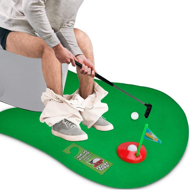 Toilet Golf Game, Mini Golf Game for Adults, Funny Golf Game for Men & Women, Golf Enthusiasts Gift, Birthday Gift for Men & Women