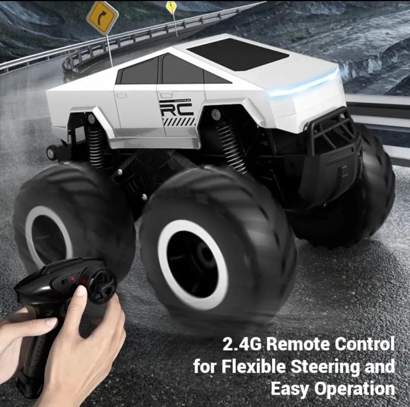 RC Cybertruck Amphibious Car 2.4G Off-road Charging Climbing Pickup Truck Children