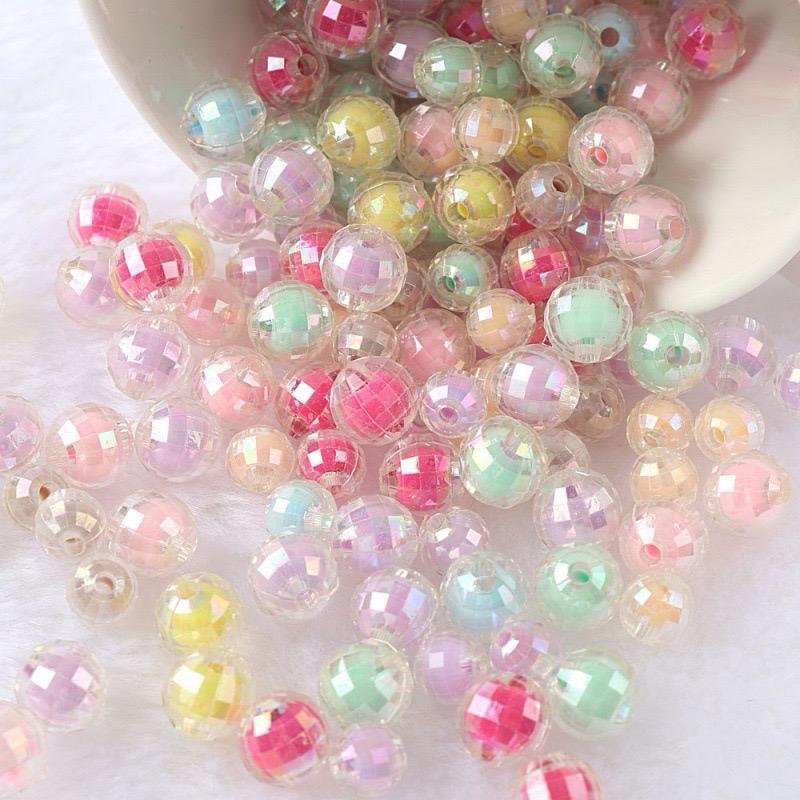 DIY 16mm jewelry handmade beaded jewelry accessories AB color globe beads medium bead ballpoint pen production