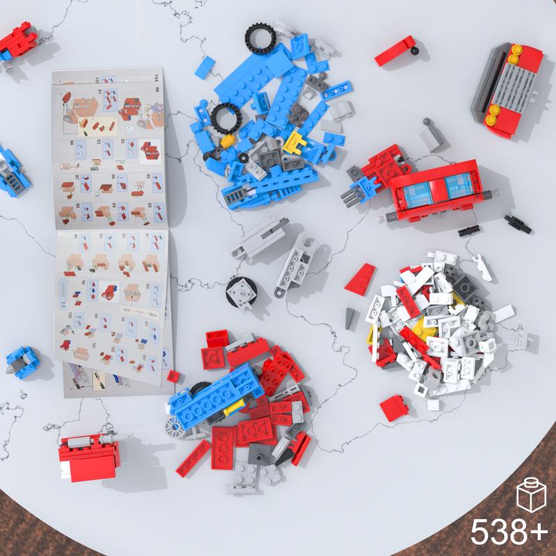 Transform Toys Building Set 2IN1 Creator Robot and Vehicles without Rebuilding for Kids Ages 8+ building toys