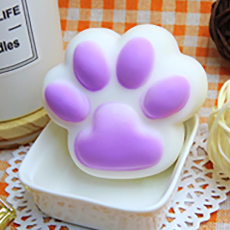 Cat claw toy cute silicone pinch decompression toy pressure release toy