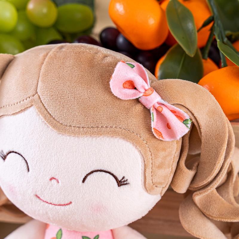 (Live Only) 12-inch Plush Doll Fruit Dolls Orange