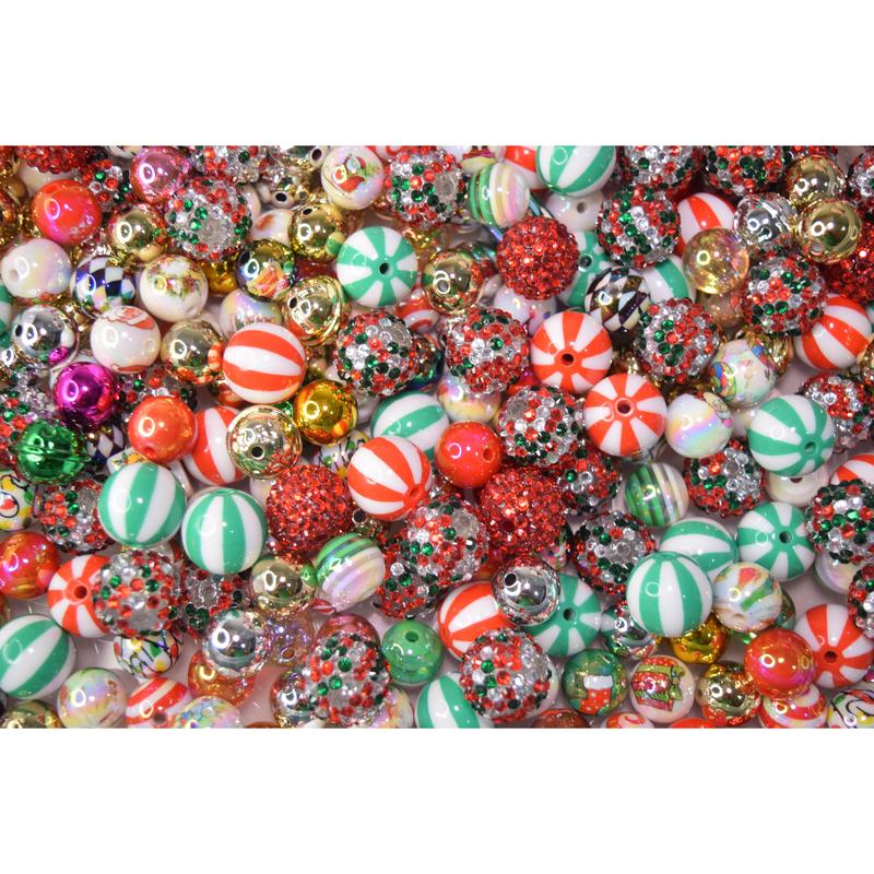 Holiday Mixed Beads 30 Pieces diy craft