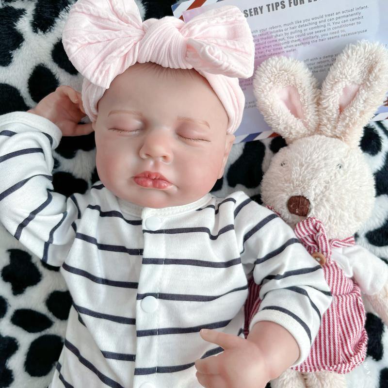 [new style]Reborn doll：simulated baby doll,toy, girl gift, Interchangeable clothing,super cute,sleep doll toy