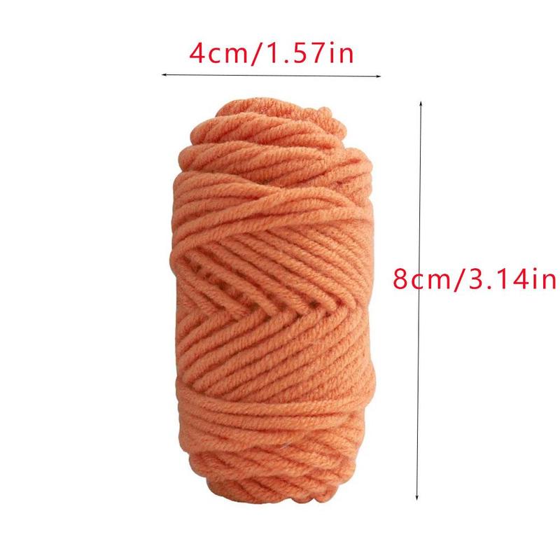 10 Colors Embroidery Yarn (10pcs set), DIY Embroidery Supplies for Beginner, Handmade Knitting Yarn for Home Decoration