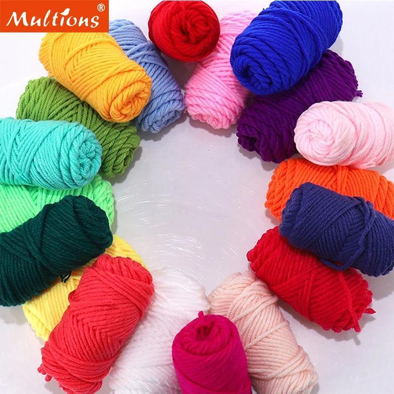 10 Colors Embroidery Yarn (10pcs set), DIY Embroidery Supplies for Beginner, Handmade Knitting Yarn for Home Decoration