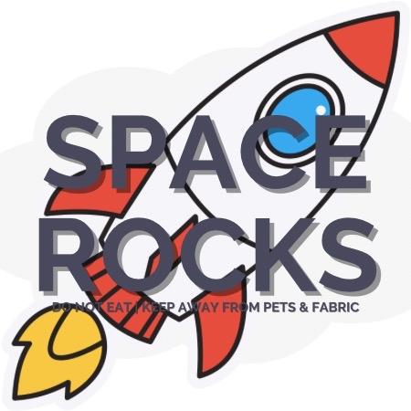 Space Rocks | Fishbowl Rocks Putty | Crunchy DIY 6oz