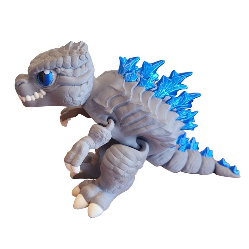 3D Printed Articulating Godzilla Figurine Statue Home Decor Decorative Gift Monster