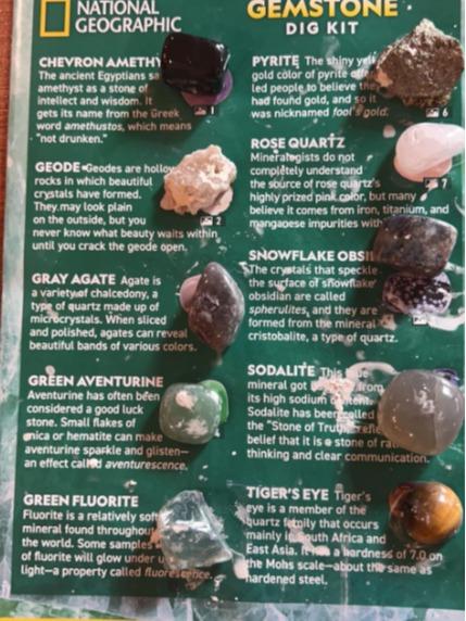 NATIONAL GEOGRAPHIC Gemstone Dig Kit – Dig Up 10 Gemstones and Crystals