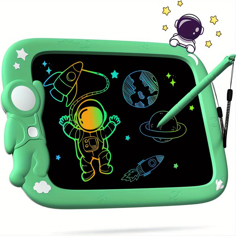 9 Inch LCD Writing Tablet for Kids, Astronaut Colorful Toddler Drawing Pad, Kids Drawing Board, Boys and Girls Kids Learning Toys Yeas old 3-12