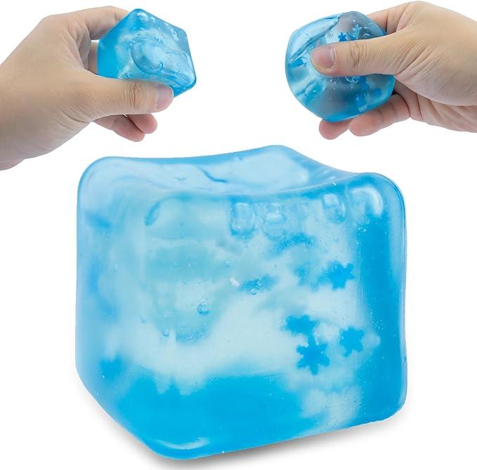 Ice Cube Stress Ball - Relaxing Toy for Stress Relief - Stress Relief Toy for Kids and Adults