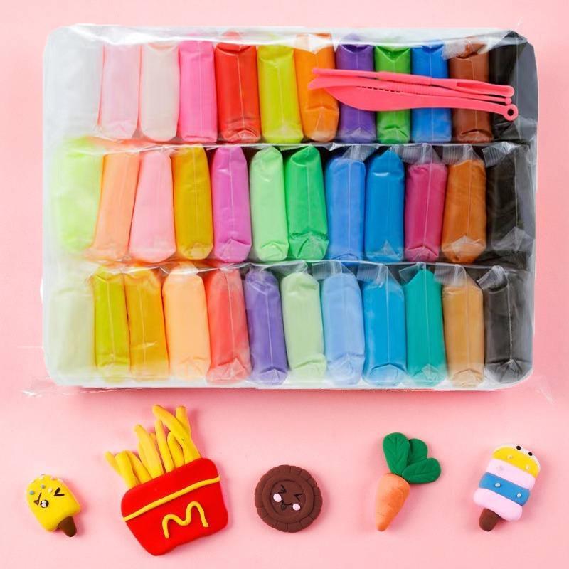 36-color Polymer Clay, 1 Set DIY Making Clay Supplies, Clay Modeling Tool for Teens, Christmas Gift