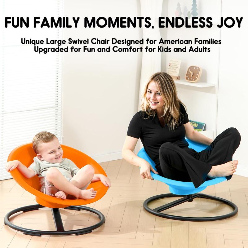 Spinning Chair for Autistic Kids, Sit and Spin Toys for Age 3+, Sensory Swivel Chair Enhancing Motor Skills, Educational Indoor & Outdoor Toys