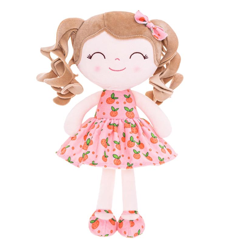 (Live Only) 12-inch Plush Doll Fruit Dolls Orange