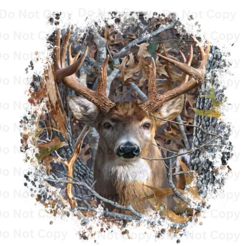 Hunting Themed of 4 pack DTF Prints for T-Shirts