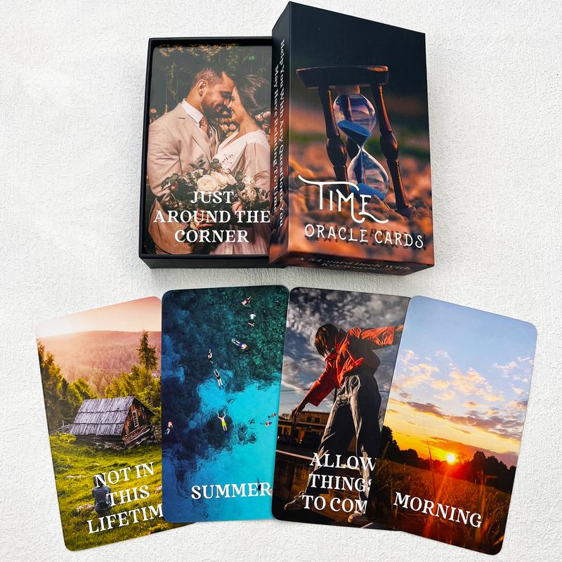 Time Oracle Cards Deck, Divine Timing Oracle Cards, Oracle Cards for Beginners, Answers to All Your Timing Related Questions