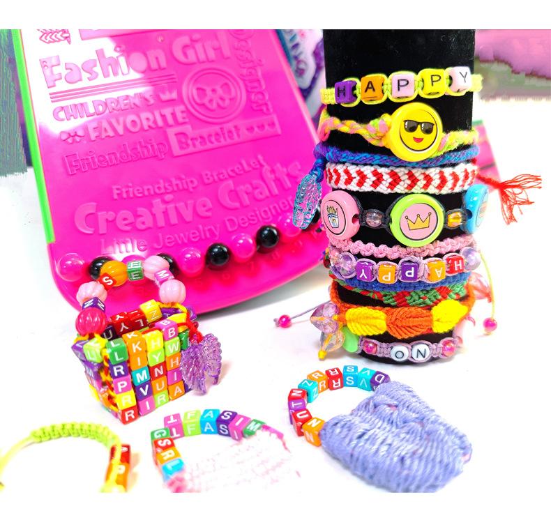 Friendship Bracelet Making Kit for Girls, Arts and Crafts for Girls, Kids Jewelry String Maker Kit, Best Birthday Gifts Ideas for Girl 6-12+ Year Old