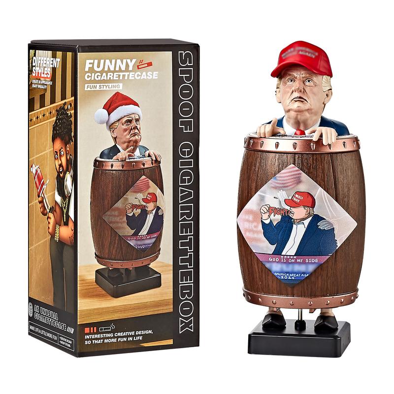 Fun Collectible Statue Quirky Opening Line Interactive Pop-Up dispenser Box, Perfect as a Party Decor, Desk Accessory, Novelty Toy, or White Elephant Gift for Christmas