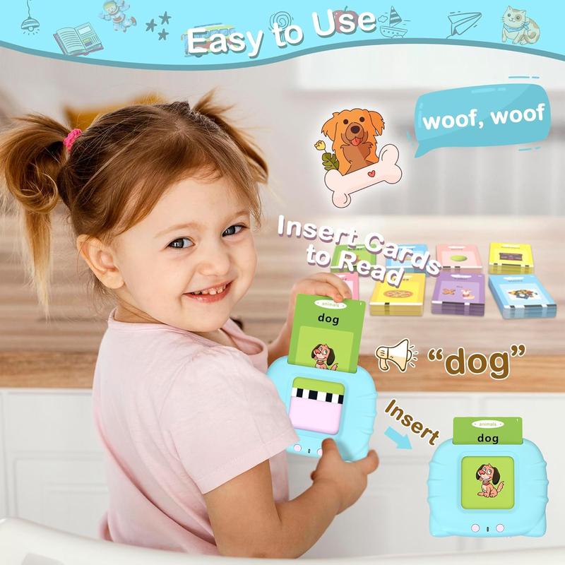 Talking Flash Cards with 510 Sight Words,ABC-123 Learning Toys for Ages 2-4,Autism Sensory Toys for Kids,Speech Therapy,Educational Toys Gifts for Age 1 2 3 4 5 Years Old Boys Girls