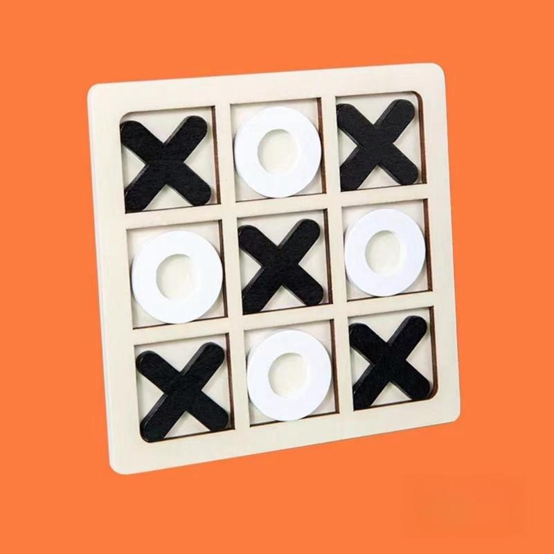 XOXO Board Game, Wooden XOXO Board Game, Family Game, Fun Game for Family, Friends, Adults