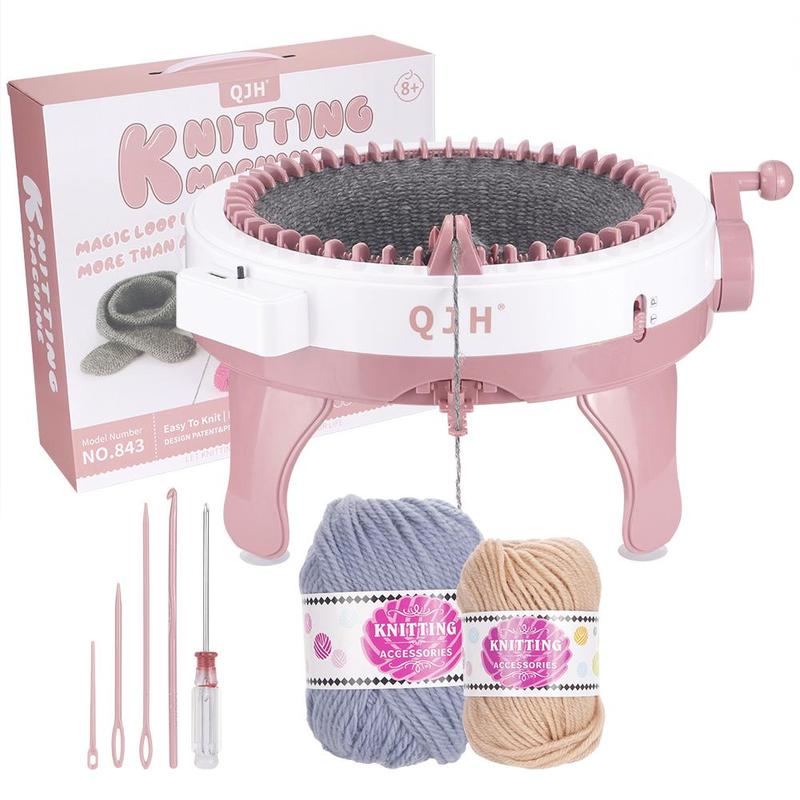 1 Set 48 Needles Handmade Knitting Machine, Handmade DIY Scarf Sweater Hat Sock For Adult & Children, DIY Smart Knitting Machine Gift, Christmas Gift