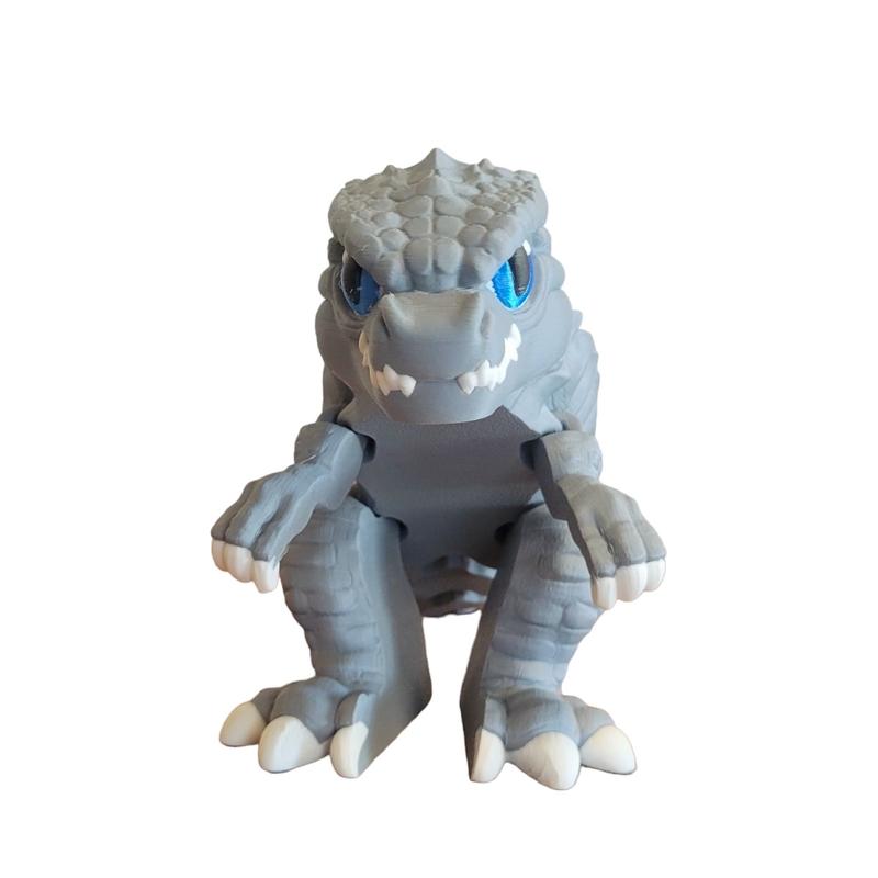 3D Printed Articulating Godzilla Figurine Statue Home Decor Decorative Gift Monster