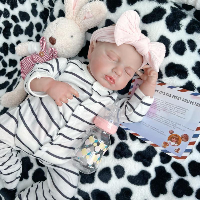 [new style]Reborn doll：simulated baby doll,toy, girl gift, Interchangeable clothing,super cute,sleep doll toy