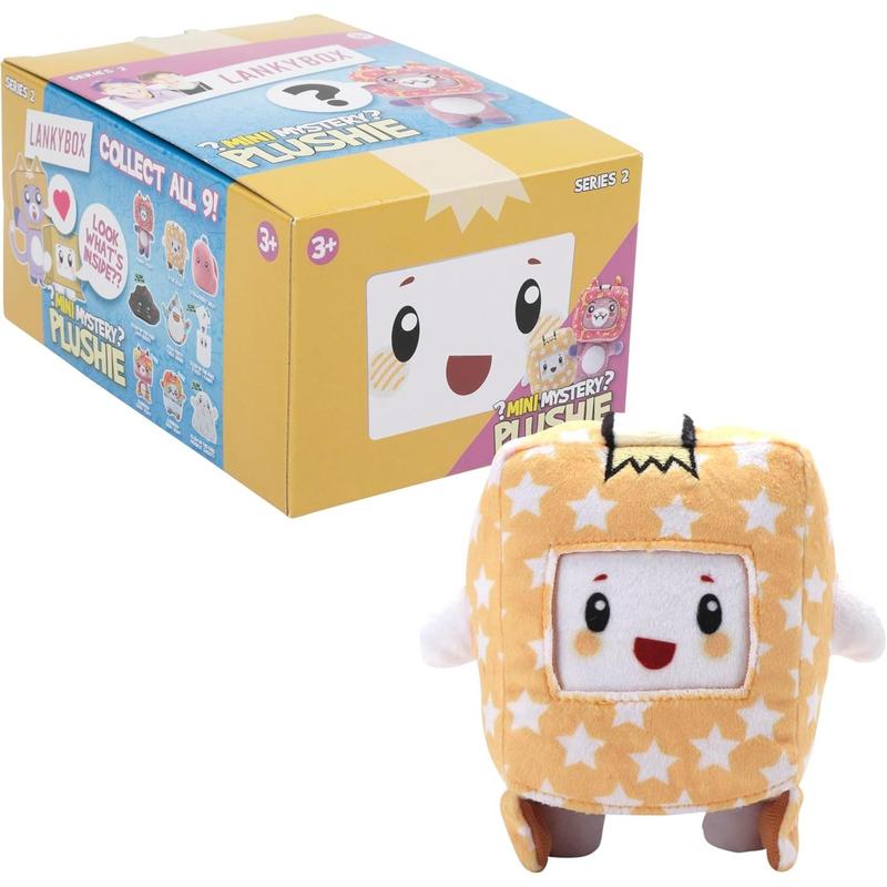 LankyBox Mini Mystery Plush, Series 2, Collectible Blind Box Mini Plush, Officially Licensed LankyBox Merch