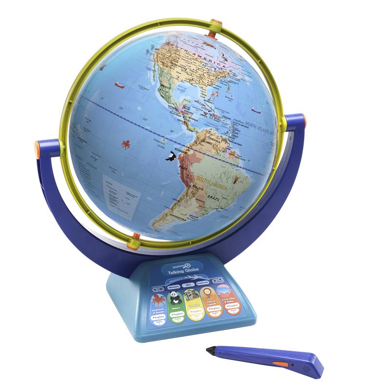 Educational Insights GeoSafari Jr. Talking Interactive Globe with Talking Pen for Kids, Gift for Boys & Girls, Ages 4+