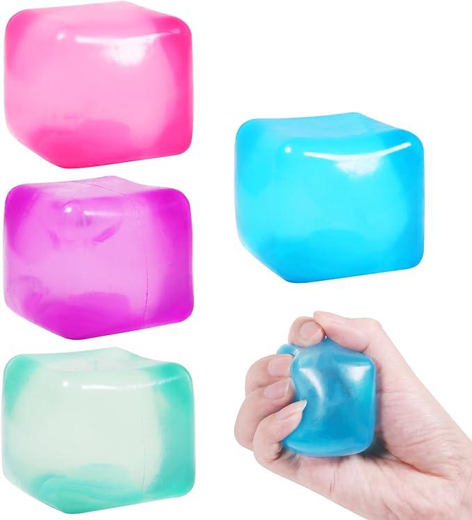 Ice Cube Stress Ball - Relaxing Toy for Stress Relief - Stress Relief Toy for Kids and Adults