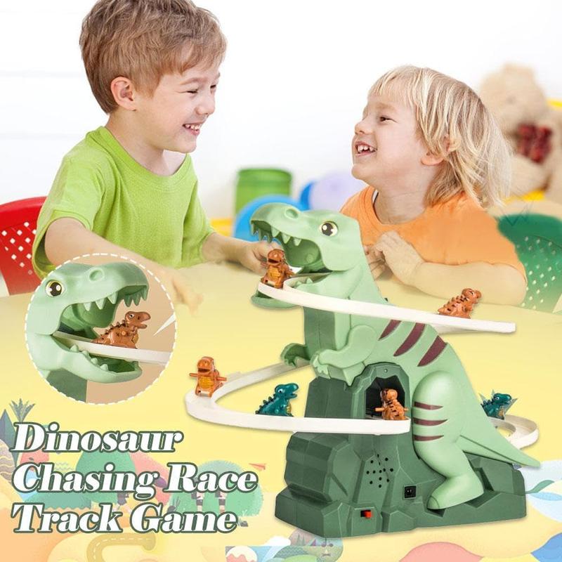 Dinosaur Track Toys - Dinosaur Stair Climbing Toy | Dinosaur Track Toys, Funny Dino Escalator Toy, Lovely Dinosaur Roller Coaster Toy, Dinosaur Slide Track Toys, Dinosaur Climbing Slide Toy for Kids