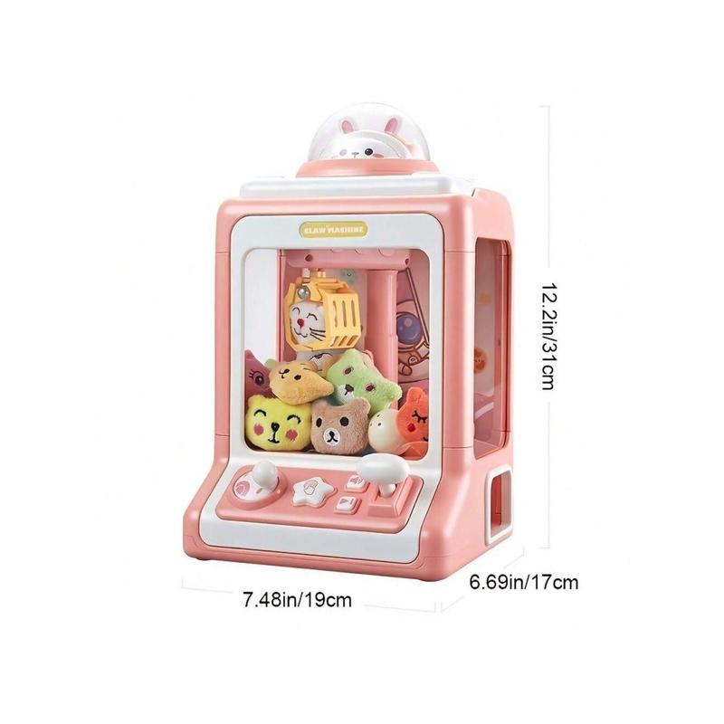 Mini Claw Machine For Kids, Candy Dispenser Toys , Kids Claw Machine Arcade Game,  Toy Gumball Vending Machine With 10 Refill Prizes Toys