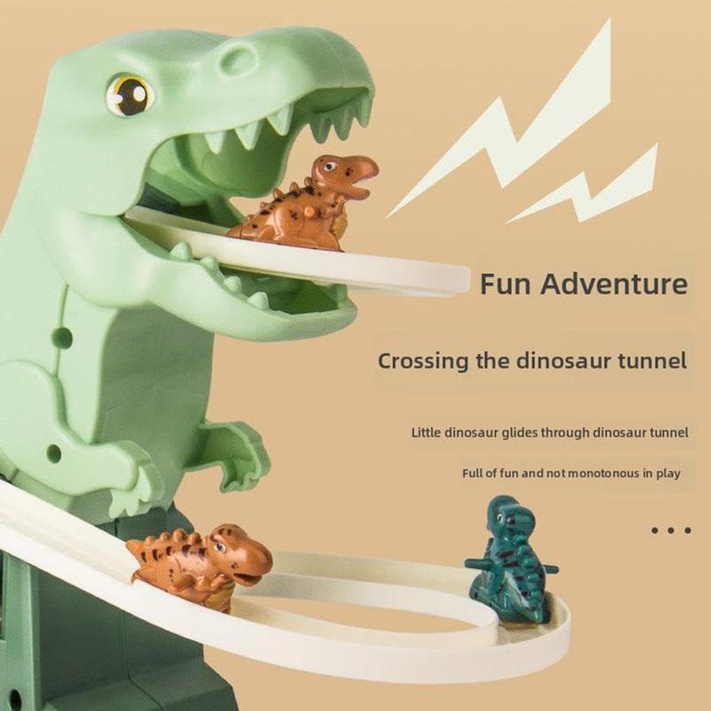 Dinosaur Track Toys - Dinosaur Stair Climbing Toy | Dinosaur Track Toys, Funny Dino Escalator Toy, Lovely Dinosaur Roller Coaster Toy, Dinosaur Slide Track Toys, Dinosaur Climbing Slide Toy for Kids