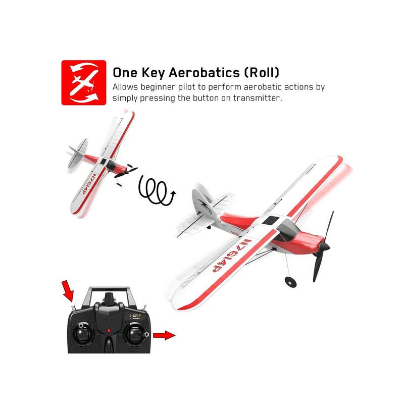 Plane toys  500mm Wingspan  Stabilization System One Key Aerobatic Remote Control Airplane For Beginner