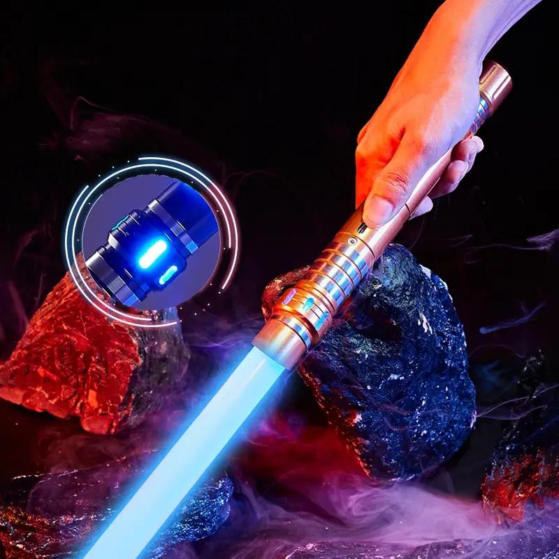 Gravity Sensing Light Saber 2 In 1 16-color Light Up Sword Rechargeable Toy Party Glow Sword, Christmas Gift Lightsaber