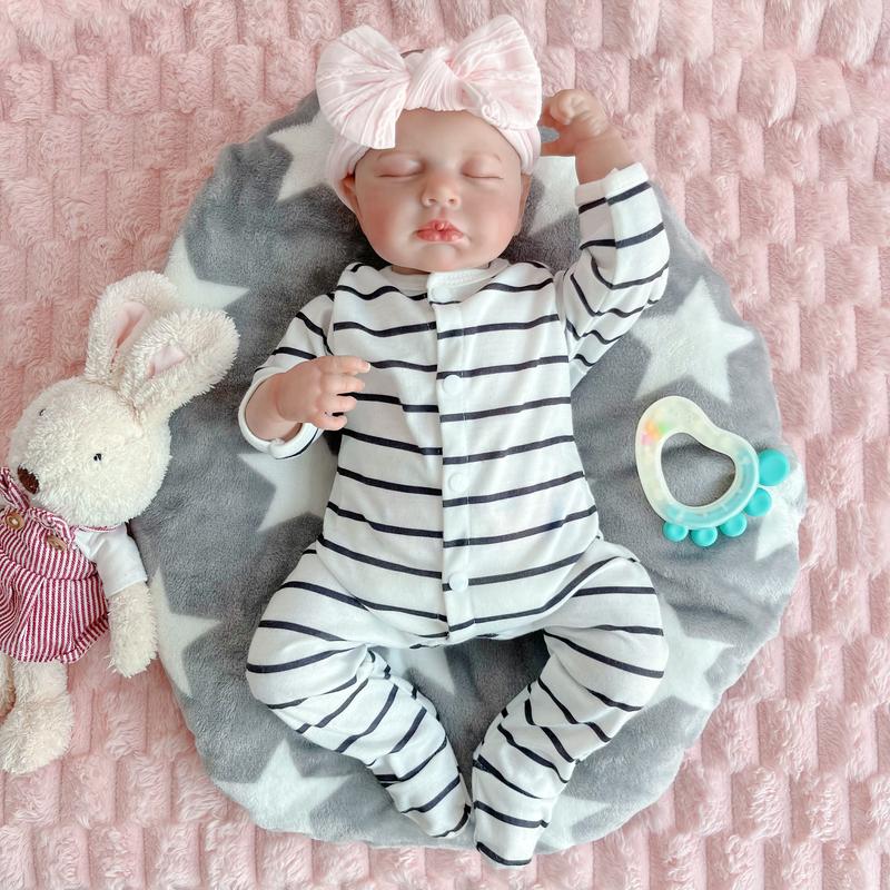 [new style]Reborn doll：simulated baby doll,toy, girl gift, Interchangeable clothing,super cute,sleep doll toy