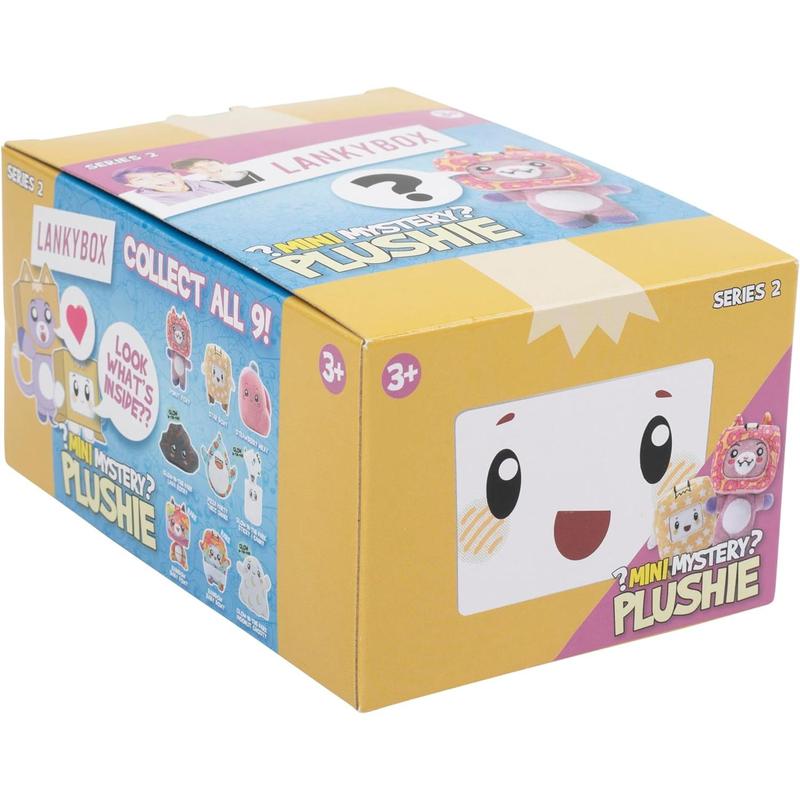 LankyBox Mini Mystery Plush, Series 2, Collectible Blind Box Mini Plush, Officially Licensed LankyBox Merch