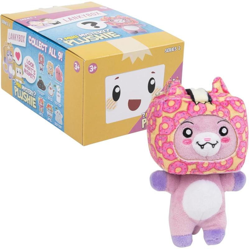 LankyBox Mini Mystery Plush, Series 2, Collectible Blind Box Mini Plush, Officially Licensed LankyBox Merch