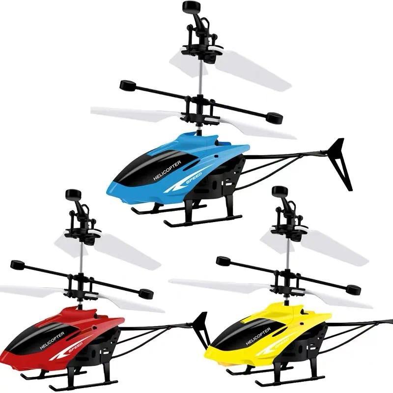 Rechargeable Mini RC 2 Channel Drone Remote Safe Fall-resistant RC Helicopters Drone Children Toys