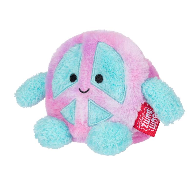 BumBumz Peace Symbol Megs Collectible Stuffed Toy - RetroBumz Series