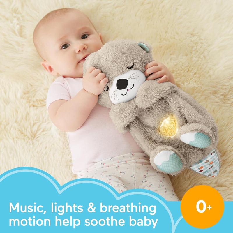 Plush Toy Soothe 'n Snuggle OtterPortable Plush Sound Machine withMusic Lights & Breathing Motion