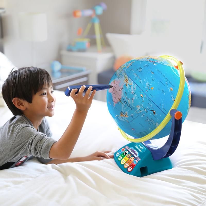 Educational Insights GeoSafari Jr. Talking Interactive Globe with Talking Pen for Kids, Gift for Boys & Girls, Ages 4+