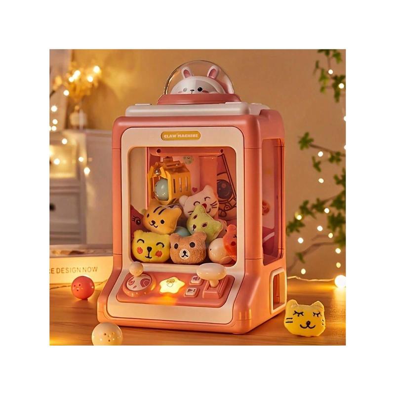 Mini Claw Machine For Kids, Candy Dispenser Toys , Kids Claw Machine Arcade Game,  Toy Gumball Vending Machine With 10 Refill Prizes Toys