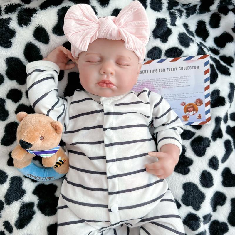 [new style]Reborn doll：simulated baby doll,toy, girl gift, Interchangeable clothing,super cute,sleep doll toy