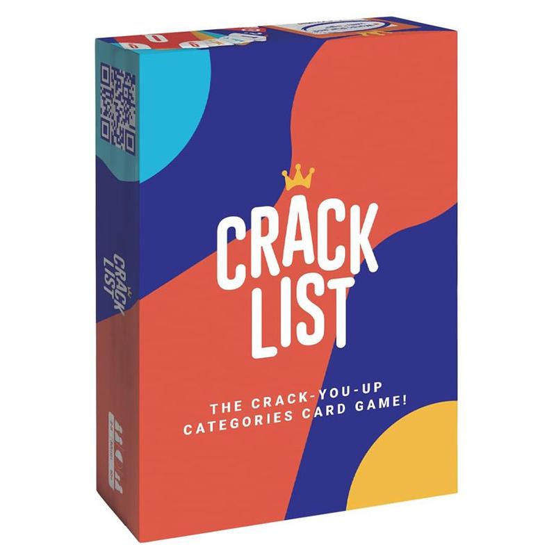 Crack List Card Game, 1 Box 2-8 People Party Game, 30 Minutes Playtime Card Game, Family & Friend Party Game, Birthday Gift