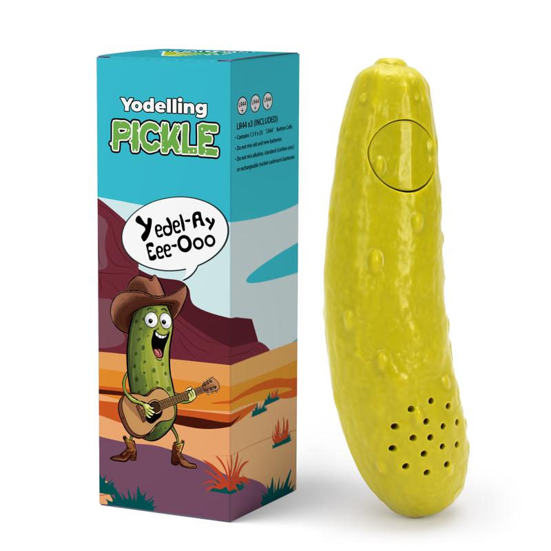 A AIFAMY Yodeling Pickle - Singing Cucumber Toy - Funny Gag Gift Idea for Adults Friends and Family