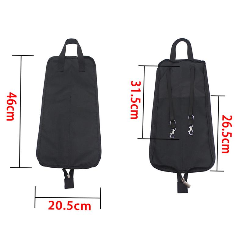 IRIN Drum Stick Bag for Musicians, Black Color