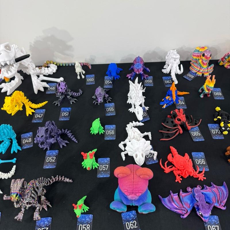 **LIVE ONLY** Decorations Articulated Figures Animals Dragons PICK YOUR NUMBER!